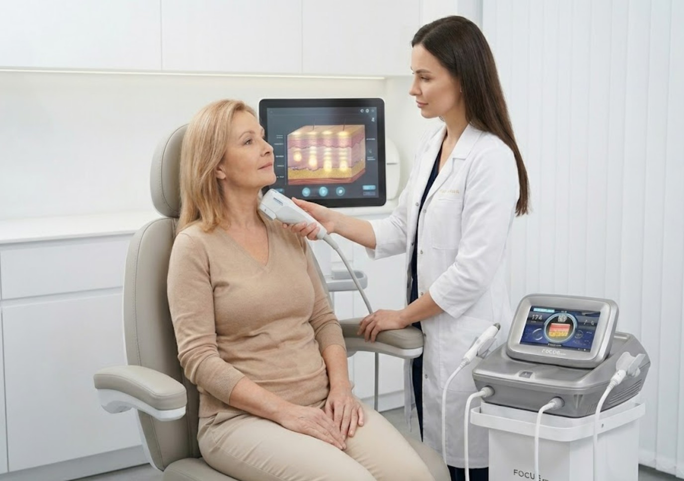 Zabieg HIFU w praktyce – jak kwalifikować pacjenta do liftingu twarzy i ciała?